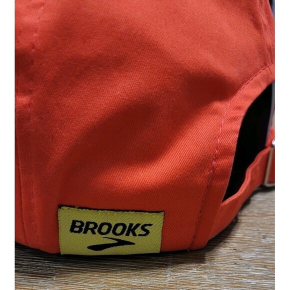 Brooks Running Hat Red BELIEVE THE HYPE Boco Gear Cap ADJUSTABLE Strap - Picture 3 of 6